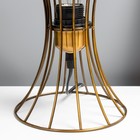 Настольная лампа RISALUX «Анетта», Е27, 40 Вт, золото, 16×16×23 см - Фото 5