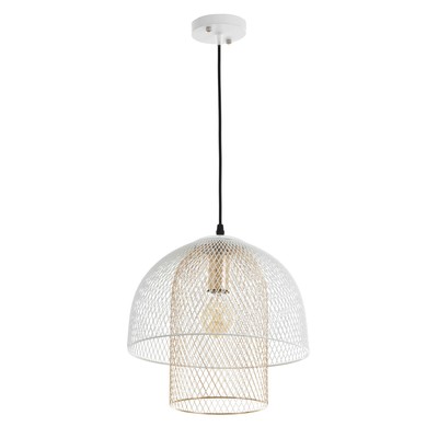 Светильник BayerLux «Турита» Е27 40 Вт бело-золотой 30×30×40-140 см