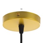 Светильник BayerLux "Брайтон" Е27 40Вт золото 35х35х30-130см - фото 23167458