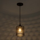 Светильник BayerLux «Вайна» Е27 40 Вт черный 13×12×14-114 см - фото 4040672