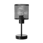 Настольная лампа «Вайна» Е27 40 Вт черный 13×12×14 см RISALUX - Фото 7