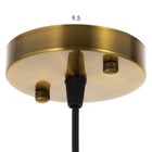 Светильник BayerLux «Бигли» Е27 40 Вт золото 18×18×20-120 см - фото 4040716