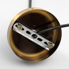 Светильник BayerLux «Бигли» Е27 40 Вт золото 18×18×20-120 см - фото 4040717