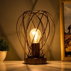 Настольная лампа «Бигли» Е27 40 Вт золото 18×18×20 см RISALUX - Фото 2