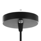 Светильник BayerLux "Цецна" Е27 40Вт черный золото 25х25х30-130см 9626351