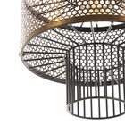 Светильник BayerLux "Цецна" Е27 40Вт черный золото 25х25х30-130см 9626351