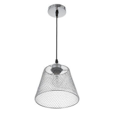 Светильник BayerLux «Фиш» Е27 40 Вт хром 20×20×16-116 см