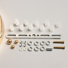 Основание для светильника "Круг-5" золото 29,5х29,5х2,5см - фото 23175622