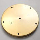 Основание для светильника "Круг-5" медь 29,5х29,5х2,5см - фото 23175629