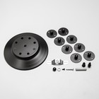 Комплект для светильника "Паук-8" черный 20×20×4 см - Фото 1