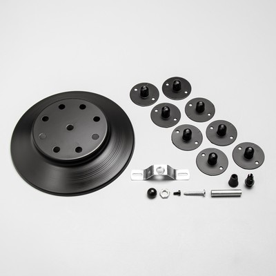 Комплект для светильника "Паук-8" черный 20×20×4 см