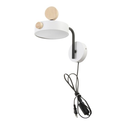 Бра с выключателем на проводе «Пиатти» LED 12 Вт 4000К белый 15×26×16 см