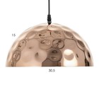 Светильник BayerLux "Дарио" Е27 40Вт медь 30х30х30-130см - фото 23198551