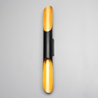 Бра "Бамбу" Е27 40Вт черный золото 6х6х60см - Фото 1