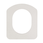 Сиденье для уличного туалета, 44 × 38 см, плотность 25 кг/м³, пенопласт, белое - фото 25329009