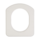 Сиденье для уличного туалета, 44 × 38 см, плотность 25 кг/м³, пенопласт, белое - фото 25329010