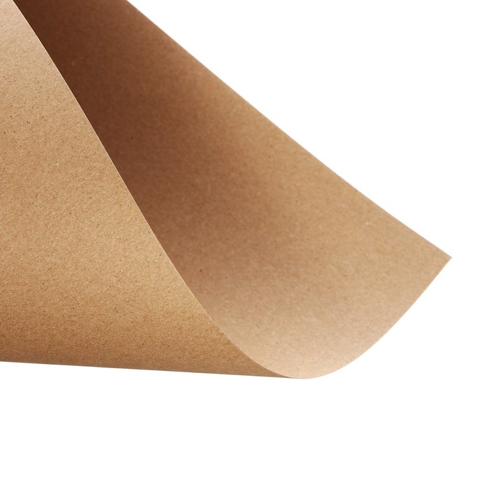 Крафт-бумага, 300 х 420 мм, 170 г/м2, набор 25л, коричневая