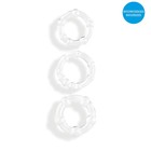 Набор колец эрекционных Erowoman eroman, силикон, рельефные, 3 шт - фото 23571367