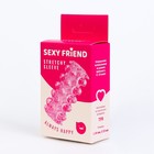Силиконовая насадка на член Sexy Friend, массажная, без бусин, силикагель, 6 х 2 см - Фото 3