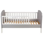 Кровать детская Polini kids Mirum 2000, c ящиком, цвет серый-белый - Фото 3