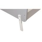 Кровать детская Polini kids Mirum 2000, c ящиком, цвет серый-белый - Фото 7