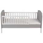 Кровать детская Polini kids Mirum 2000, c ящиком, цвет серый-белый - Фото 8