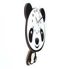 Часы настенные, серия: Детские, "Панда", с маятником, 22 х 26 см - Фото 2