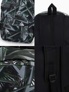 Рюкзак школьный на молнии, с карманами, с принтом, размер 30×13×42 см, тёмно-зелёный - Фото 7