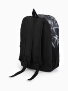 Рюкзак школьный на молнии, с карманами, рисунком, размер 30×13×42 см, серый - Фото 9