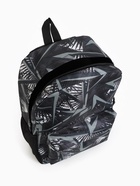 Рюкзак школьный на молнии, с карманами, рисунком, размер 30×13×42 см, серый - Фото 4