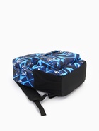 Рюкзак школьный "Абстракция", 3 кармана, размер 30×13×42 см, синий - Фото 6