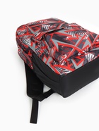 Рюкзак школьный на молнии, с карманами, с принтом, 30×13×42 см, чёрный - Фото 6