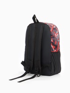 Рюкзак школьный на молнии, с карманами, с принтом, 30×13×42 см, чёрный - Фото 7