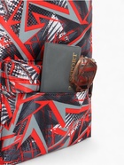 Рюкзак школьный на молнии, с карманами, с принтом, 30×13×42 см, чёрный - Фото 8