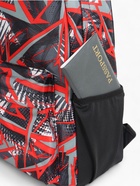 Рюкзак школьный на молнии, с карманами, с принтом, 30×13×42 см, чёрный - Фото 9