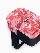 Рюкзак школьный на молнии, с карманами, с принтом абстракция, размер 30×13×42 см, красный - Фото 3