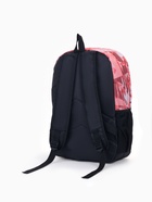 Рюкзак школьный на молнии, с карманами, с принтом абстракция, размер 30×13×42 см, красный - Фото 4