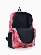 Рюкзак школьный на молнии, с карманами, с принтом абстракция, размер 30×13×42 см, красный - Фото 6