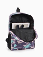 Рюкзак школьный на молнии, с карманами, с принтом, размер 30×13×42 см, сиреневый - Фото 11