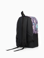 Рюкзак школьный на молнии, с карманами, с принтом, размер 30×13×42 см, сиреневый - Фото 7