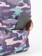 Рюкзак школьный на молнии, с карманами, с принтом, размер 30×13×42 см, сиреневый - Фото 8