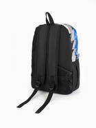 Рюкзак школьный на молнии, с карманами, с абстрактным принтом, размер 30×13×42 см, синий - Фото 9