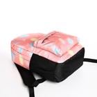 Рюкзак на молнии, 3 наружных кармана, цвет розовый - Фото 3