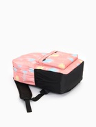 Рюкзак школьный на молнии, с карманами, с принтом, размер 30×13×42 см, розовый/голубой/белый - Фото 7