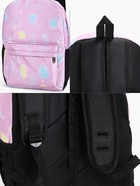 Рюкзак школьный на молнии, с карманами, с принтом, размер 30×13×42 см, сиреневый/фиолетовый - Фото 6