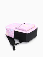 Рюкзак школьный на молнии, с карманами, с принтом, размер 30×13×42 см, сиреневый/фиолетовый - Фото 7