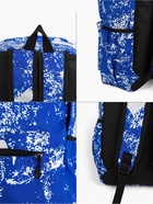 Рюкзак молодёжный на молнии, с карманами, размер 30×13×42 см, синий - Фото 7