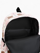 Рюкзак школьный на молнии, с карманами, с рисунком, 30×13×42 см, с принтом, розовый - Фото 11