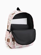 Рюкзак школьный на молнии, с карманами, с рисунком, 30×13×42 см, с принтом, розовый - Фото 10