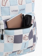 Рюкзак школьный на молнии, с карманами, с рисунком, размер 30×13×42 см, с принтом, молочный - Фото 12